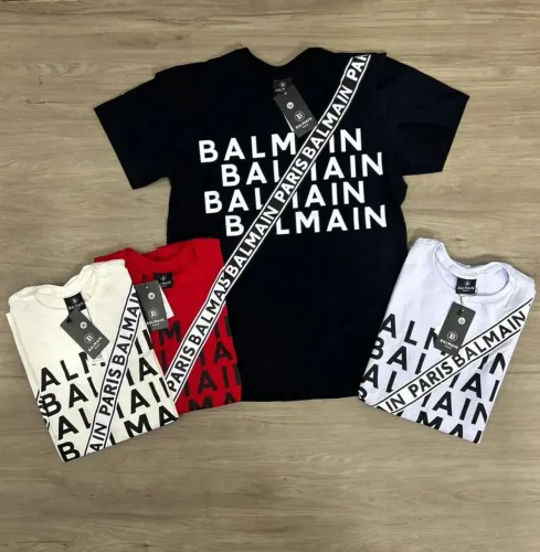 Camiseta Balmain Masculina Estampada