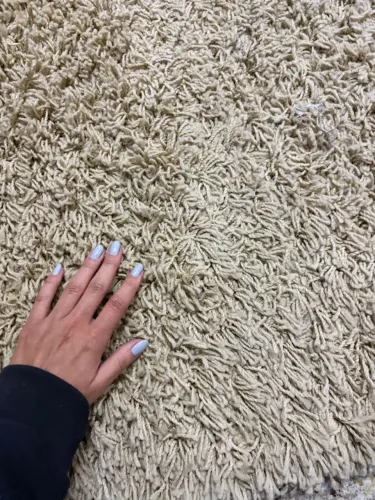 Tapete Felpudo Estilo Shaggy Premium Bege 2,00 x 3,00m - Super Macio e Sofisticado