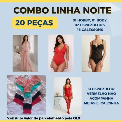 Lote Lingerie Linha Noite