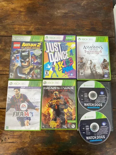 LOTE 6 JOGOS XBOX 360 ORIGINAL (ENVIO OLX PAY)