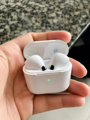 Fone Bluetooth Sem Fio TWS - Som de Qualidade + Estojo de Carregamento