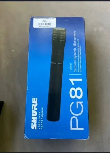 Microfone shure pg81