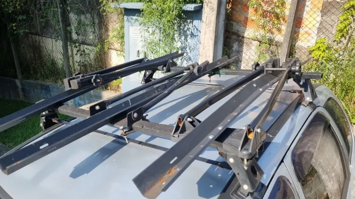 Rack de teto e transbike