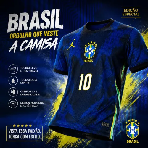 Camisa Brasil feminina e masculino 