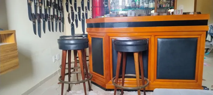 Barzinho pra sala copa área de churrasqueira 