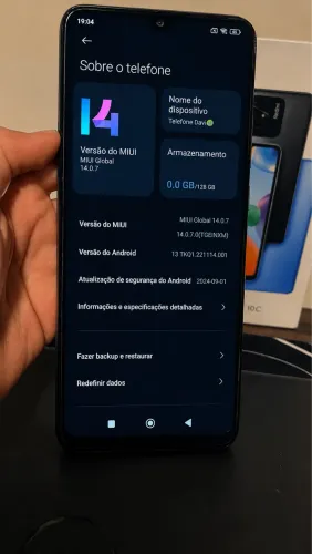 Redmi 10C 128GB Dual Chip conservado com caixa BH