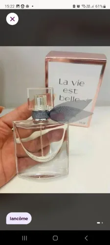 Frasco vazio perfume La vie et belle
