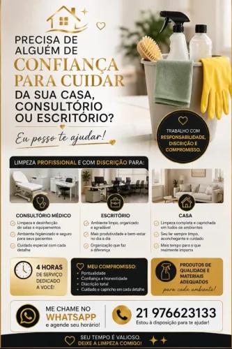 Limpeza e organização