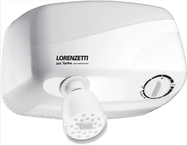 Ducha Jet Lorenzetti Turbo Multitemperaturas 220v 7800w Branco