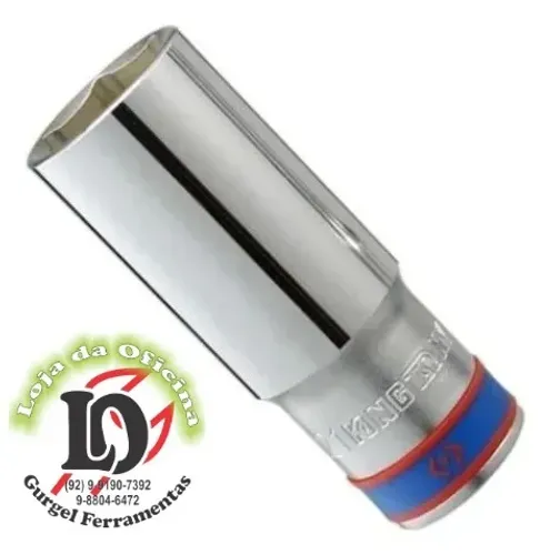 Soquete Sextavado Longo 21mm - 3/4 - King Tony-KT623521M