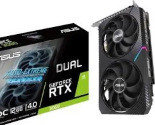 Placa de Vídeo ASUS GeForce RTX 3060 12GB GDDR6 OC