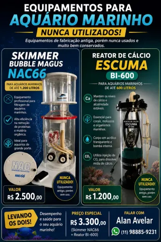 Equipamentos para aquário