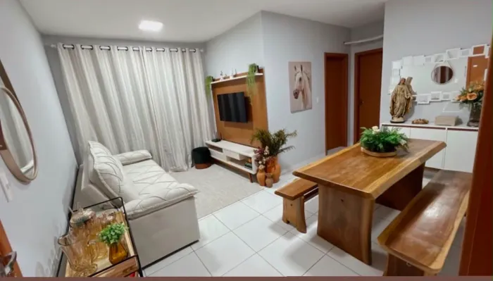 ALUGA-SE EXCELENTE APARTAMENTO NO CONDOMÍNIO RESERVA DO BOSQUE SEGURANÇA 24 HORAS