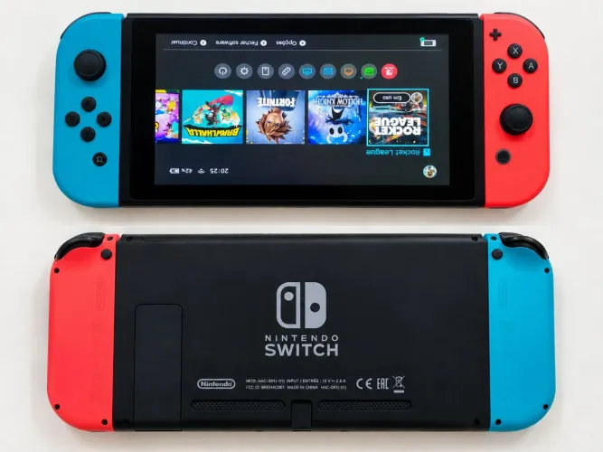 Nintendo Switch V1 + 256GB + Joy-Cons Originais ? Aceito Trocas