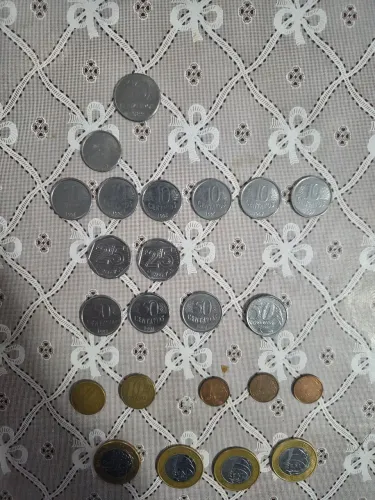 Moedas diversas 1994 ate 2016