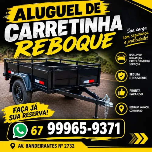 Aluguel de Carretinha reboque
