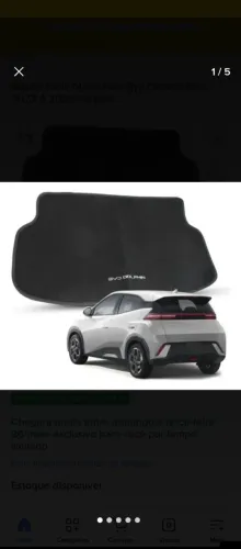 Tapete porta malas BYD dolphi mini 