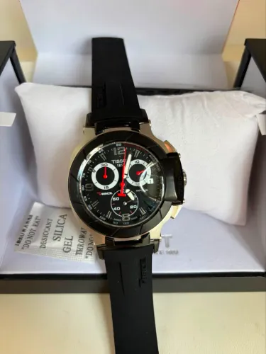 Relogio Tissot T-Race - Preto - Silicone - Quartzo - Prem AAA+