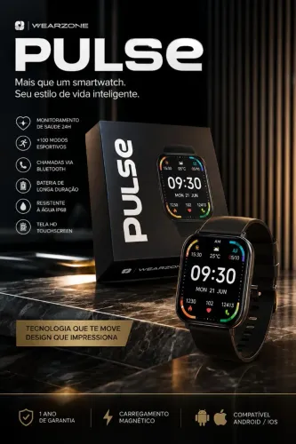 ? PULSE WEARZONE - Tecnologia, estilo e desempenho no seu pulso!