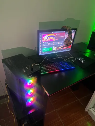 Pc Gamer Completo Ryzen 5 5600gt 16gb Ssd 480gb Monitor 19