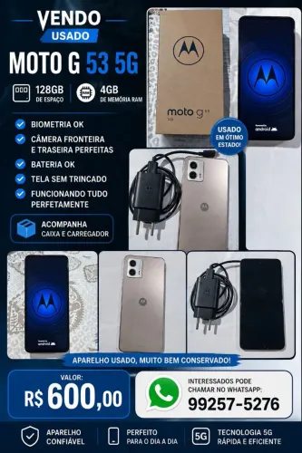 CELULAR MOTOG 53, 128 GIGAS, 5 G