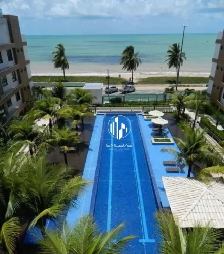 Apartamento com 02 quartos à beira-mar da Praia de Cabo Branco