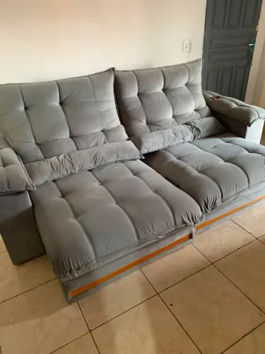 Sofá retrátil top luxuoso 