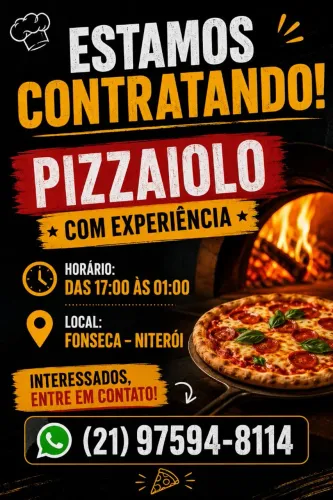 CONTRATA-SE PIZZAIOLLO