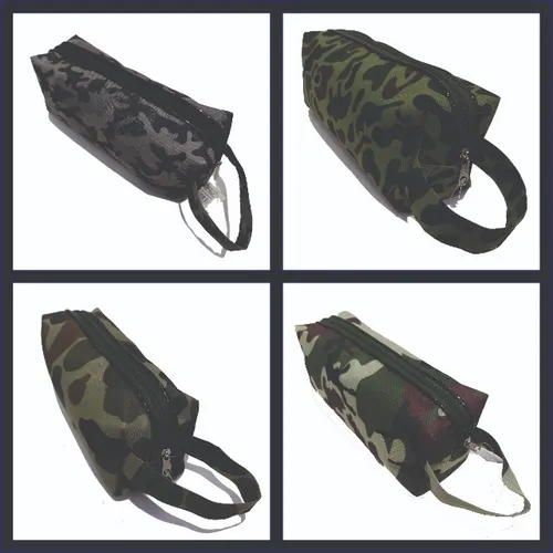 Necessaire Masculina Retangular com Alça caixa com 8 peças Confecções Michele®