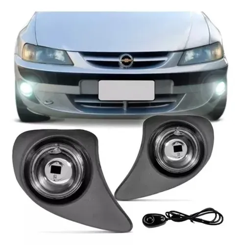 Kit Farol de Milha GM Celta Prisma 1999 à 2006 - ShockLight - 042510