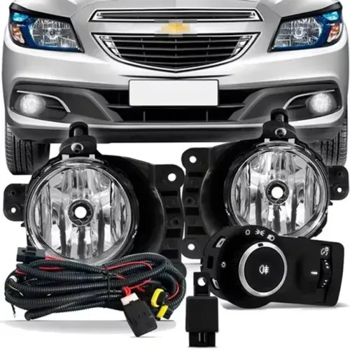 Kit Farol de Milha GM Onix / Prisma / Spin / Sonic 2012 à 2019 - ShockLight - 040910