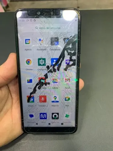 Celular Multilaser G Max 32gb Dual Sim Tela Trincada