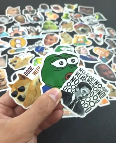 Kit 10 Adesivos Memes Variados - Pack Pacotes Humor Zoeira Meme Engraçado  - NerdDog Store