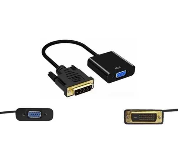 Cabo Adaptador DVI-D (24+1) Macho x Vga Femea knup KP-AD108 TV monitor