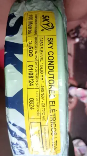 Super promoção cabo 4mm 170 reais
