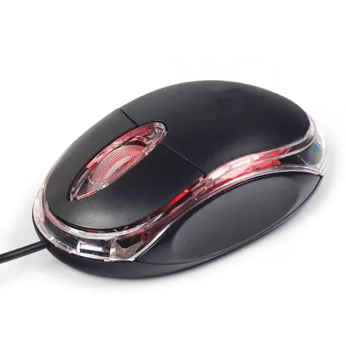 Mouse Office Escritório Com Fio e Led