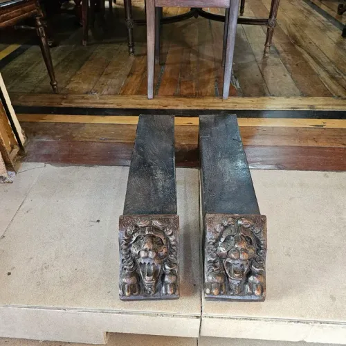 Moveis antigos, par de base ou suporte renascentista, antiguidades