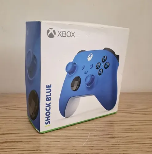 Promoção Controle Xbox Series S/X Shock Blue Novo( ACEITO CREDISHOP)