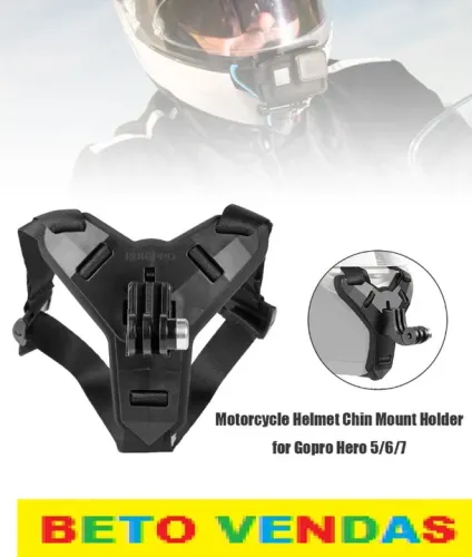 Cinta De Queixo Para Cameras Gopro E Similares