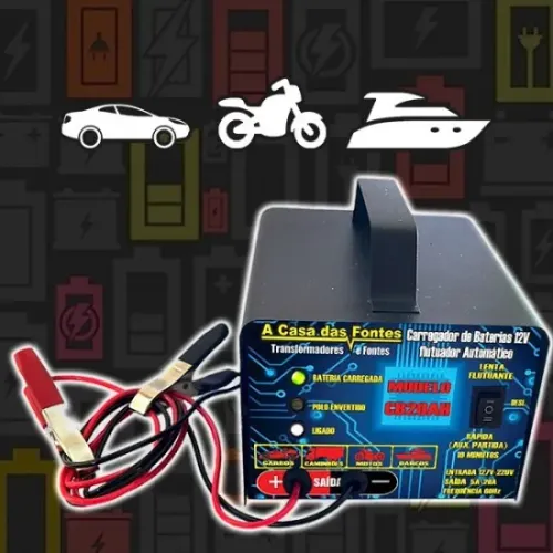 Carregador de Bateria de Carro