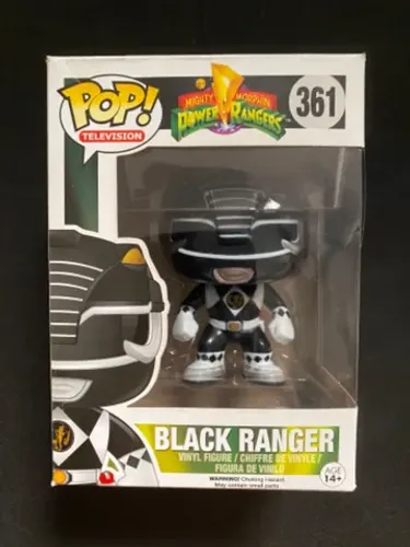 Funko pop! Black ranger + Blue + Yellow + Pink