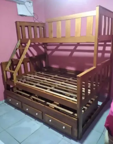 Triliche casal com gavetas 