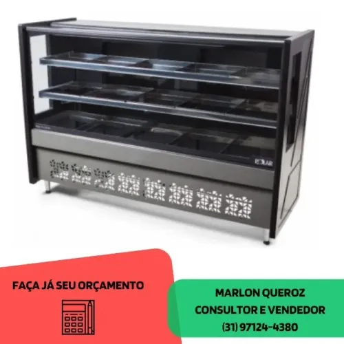 Balcão de Açougue Avícola Polar Preto