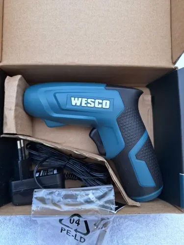 Parafusadeira à bateria Wesco, 3,6v na embalagem lacrada