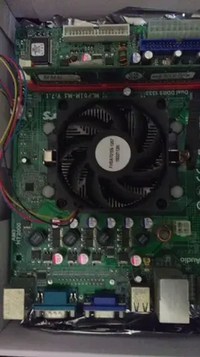 Kit Placa Mãe + Processador c/ cooler + Memórias