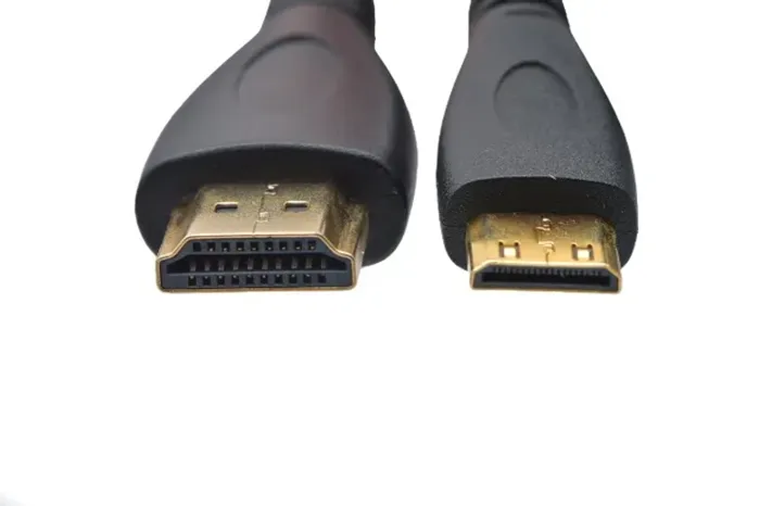 Cabo Câmera Monitor Mola Espiral Hdmi X Mini-hdmi 2.0 4k
