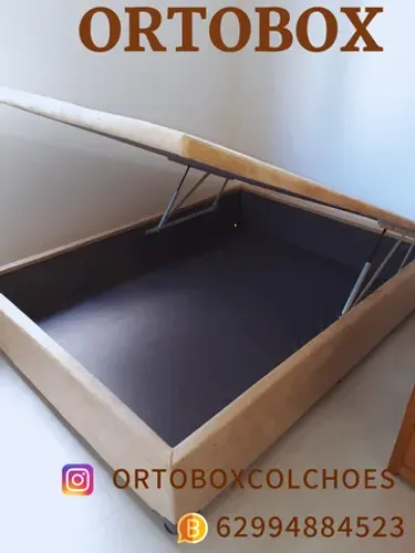 Cama Box Baú Casal inteiro tamanho tradicional padrão