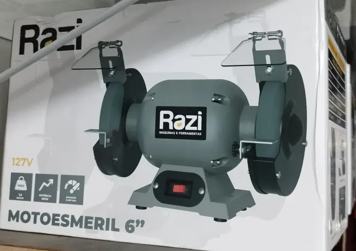 Moto esmeril 6'' Razi 127V - Novo