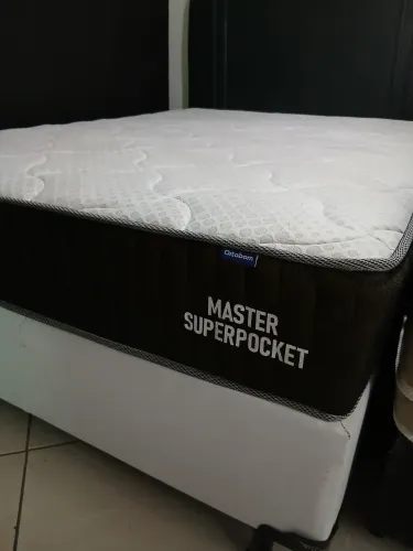 Colchão ORTOBOM + cama + cabeceira 