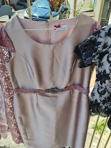 Vestido e sobretudo Sonia Pena(Espanha)